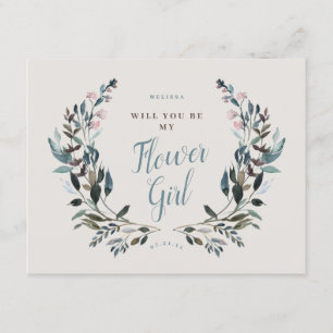 Garden Wappen Eggshell Bridesmaid Flower Giro Einladung