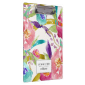 Garden Wasserfarbe Personalisiert Klemmbrett (Rechts)