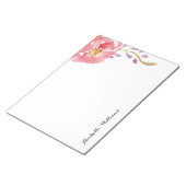 Garden Wasserfarbe Personalisiert Notizblock (angewinkelt)