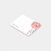 Garden Wasserfarbe Personalisiert Post-it Klebezettel (angewinkelt)