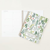 Garden Watercolor Blätter Personalisiert Planer (Anzeige)