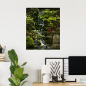 Garden Waterfall Poster (Heimbüro)