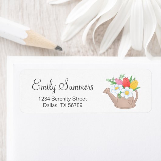 Garden Watering Dose mit Blume Adresse (Insitu)