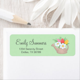 Garden Watering Dose mit Blume Adresse