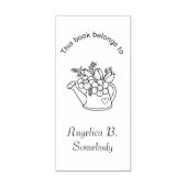 Garden Watering Dose mit Blume Buchzeichen Gummistempel (Prägung)