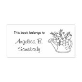 Garden Watering Dose mit Blume Buchzeichen Permastempel (Design)