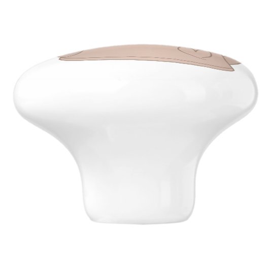 Garden Watering Dose mit Blume Keramikknauf (Seitenansicht)