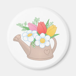 Garden Watering Dose mit Blume Magnet