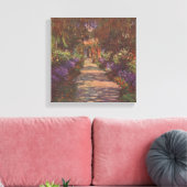 Garden Way - Claude Monet - c1902 Leinwanddruck (Insitu (Wohnzimmer))