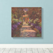 Garden Way - Claude Monet - c1902 Leinwanddruck (Insitu (Holzboden))