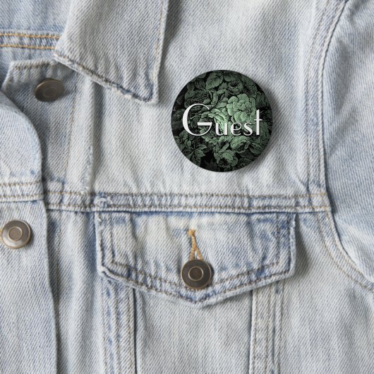 Garden Wedding Button: Gast Button (Beispiel)