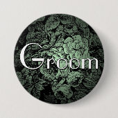 Garden Wedding Button: Groom Button (Vorderseite)