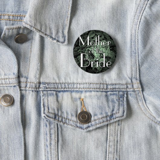Garden Wedding Button: Mutter der Braut Button (Beispiel)