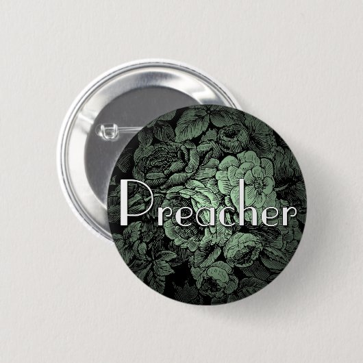 Garden Wedding Button: Preacher Button (Vorne & Hinten)