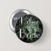 Garden Wedding Button: Vater der Braut Button (Vorne & Hinten)
