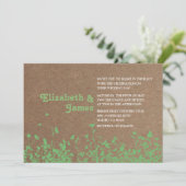 Garden Wedding Einladungen (Stehend Vorderseite)