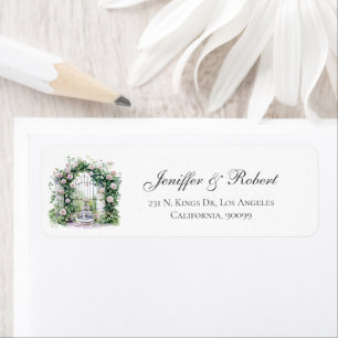 Garden Wedding Floral Arch Fountain
