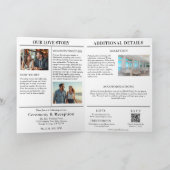 Garden Wedding Magazine Cover Einladung (Innenseite)