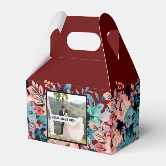 Garden Wedding Paper Bag Geschenkschachtel (Rückseite)