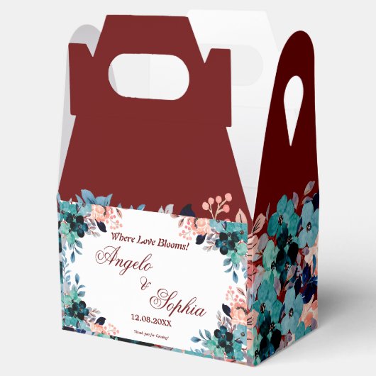 Garden Wedding Paper Bag Geschenkschachtel (Geöffnet)