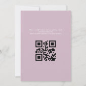 Garden Wedding Save the Date QR Code (Rückseite)