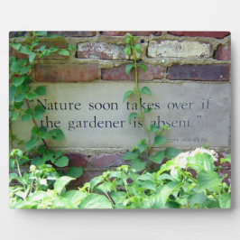 Garden Weeding Wisdom - Parco delle camelie Innisw Fotoplatte