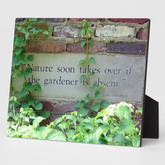 Garden Weeding Wisdom - Parco delle camelie Innisw Fotoplatte (Seite)