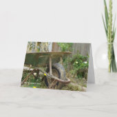 Garden Wheelbarrow Karte (Vorderseite)