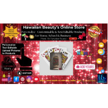 Garden Whimsy Floral Bird Cage Spielkarten