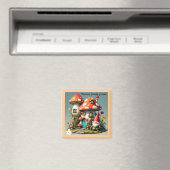 "Garden Whimsy Paradise" Magnet (In Situ (Geschirrspüler))