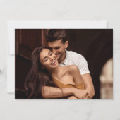 Garden Wildblume Foto Wedding Save The Date (Rückseite)