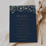 Garden Wildblume Wedding Kissing Menu Game Card<br><div class="desc">Diese Wildblume Hochzeitsküsskarte eignet sich ideal für einen modernen Hochzeitsempfang. Das Design umfasst rosa,  rot,  Rose und lila handbemalte wilde Blume mit Schmetterlingen.</div>