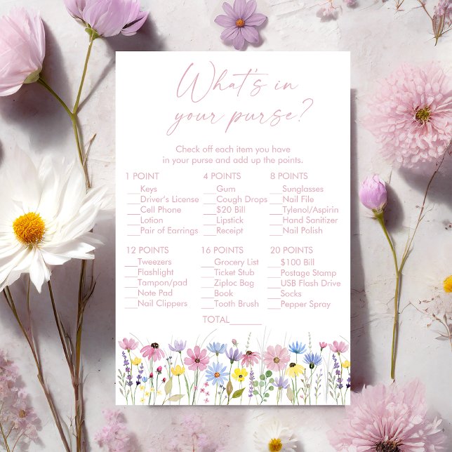 Garden Wildflowers What's In Your Purse Game (Von Creator hochgeladen)