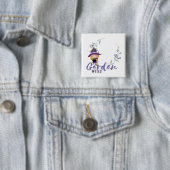 GARDEN WITCH - Personalize with text, spell, sigil Button (Beispiel)