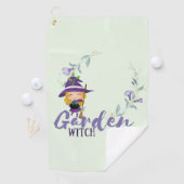 GARDEN WITCH - Personalize with text, spell, sigil Golfhandtuch (Insitu)