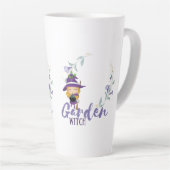 GARDEN WITCH - Personalize with text, spell, sigil Milchtasse (Rechte Ecke)