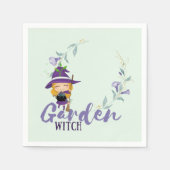 GARDEN WITCH - Personalize with text, spell, sigil Serviette (Vorderseite)
