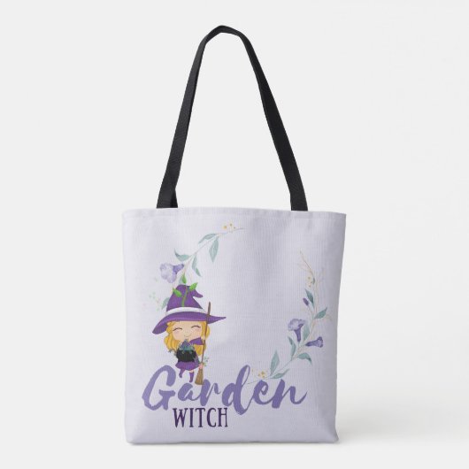 GARDEN WITCH - Personalize with text, spell, sigil Tasche (Rückseite)