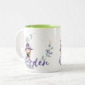 GARDEN WITCH - Personalize with text, spell, sigil Zweifarbige Tasse (Vorderseite Links)