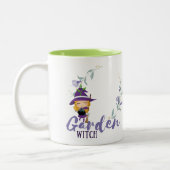 GARDEN WITCH - Personalize with text, spell, sigil Zweifarbige Tasse (Links)
