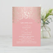 Garden Wonderland - Bezaubernde Waldhochzeit Einladung (Stehend Vorderseite)