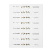 Garden Wreath - Umschweifen von Rücksendeadresse (Bogen)