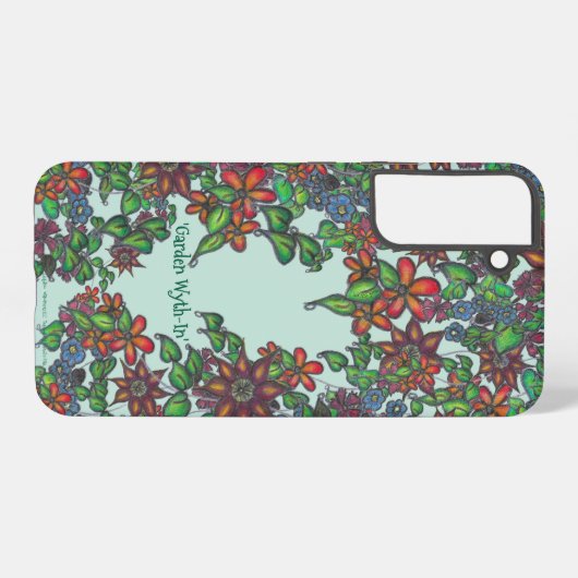 *'Garden Wyth-In' Design Samsung Galaxy Hülle (Rückseite (Horizontal))