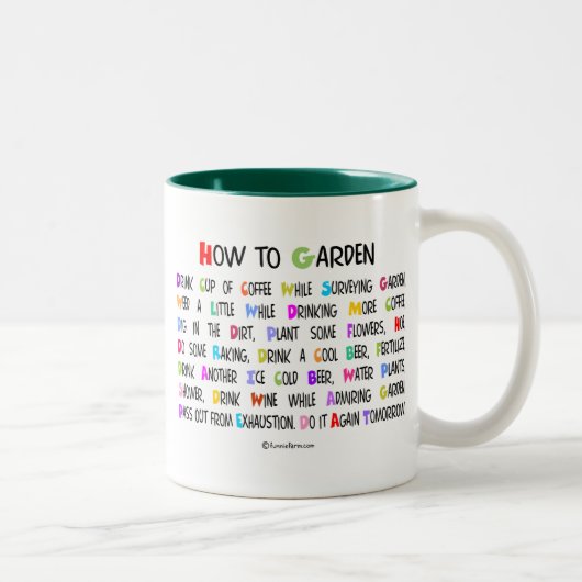 Garden Zweifarbige Tasse (Rechts)