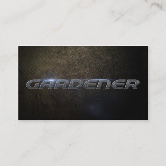 Gardener business card visitenkarte (Vorderseite)