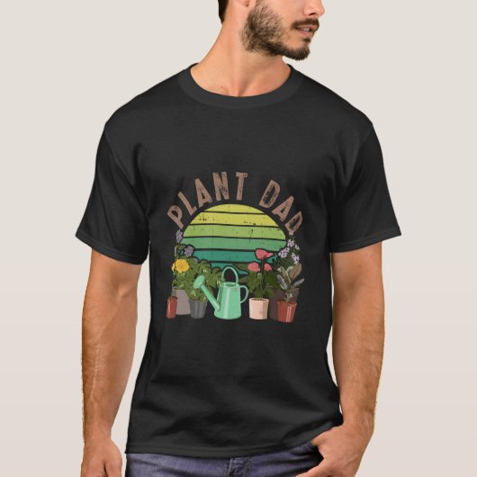 Gardener Dad Botanical Nature Garden Plant Daddy T-Shirt (Vorderseite)