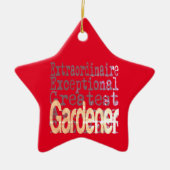 Gardener Extraordinaire Keramik Ornament (Vorne)