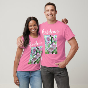Gardener Foxglove Blume Malerei Art Blumenrosa T-Shirt