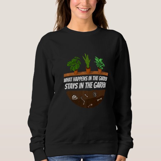 Gardener Gardening 3 Sweatshirt (Vorderseite)