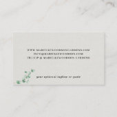 Gardener Greenery Landscaping Visitenkarte (Rückseite)